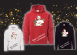 Preview: Weihnachts Hoodie mit Wunschname